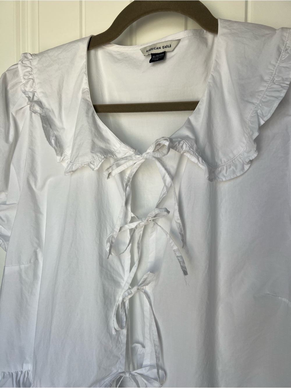 AE Tie Front Top - Picture 3 of 7